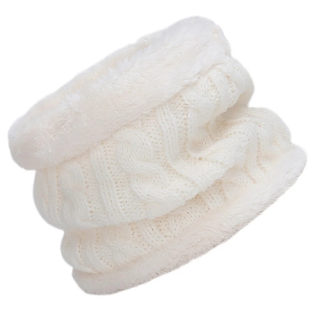 

Fleece Neck Warmer Soft Warm Scarf Cotton Scarf Winter Cartoon Neckwear Gift For White