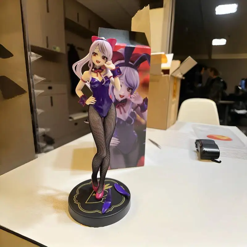 Original genuíno furyu bicute coelhos overlord 26cm shalltear figura de ação modelo brinquedos ornamento presente para amigos gota