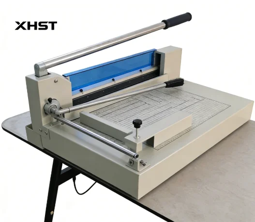 Professional A3 Heavy Duty Paper Cutter Guillotine Desktop Manual Paper Trimmer for Commercial Office School High Precision Tool