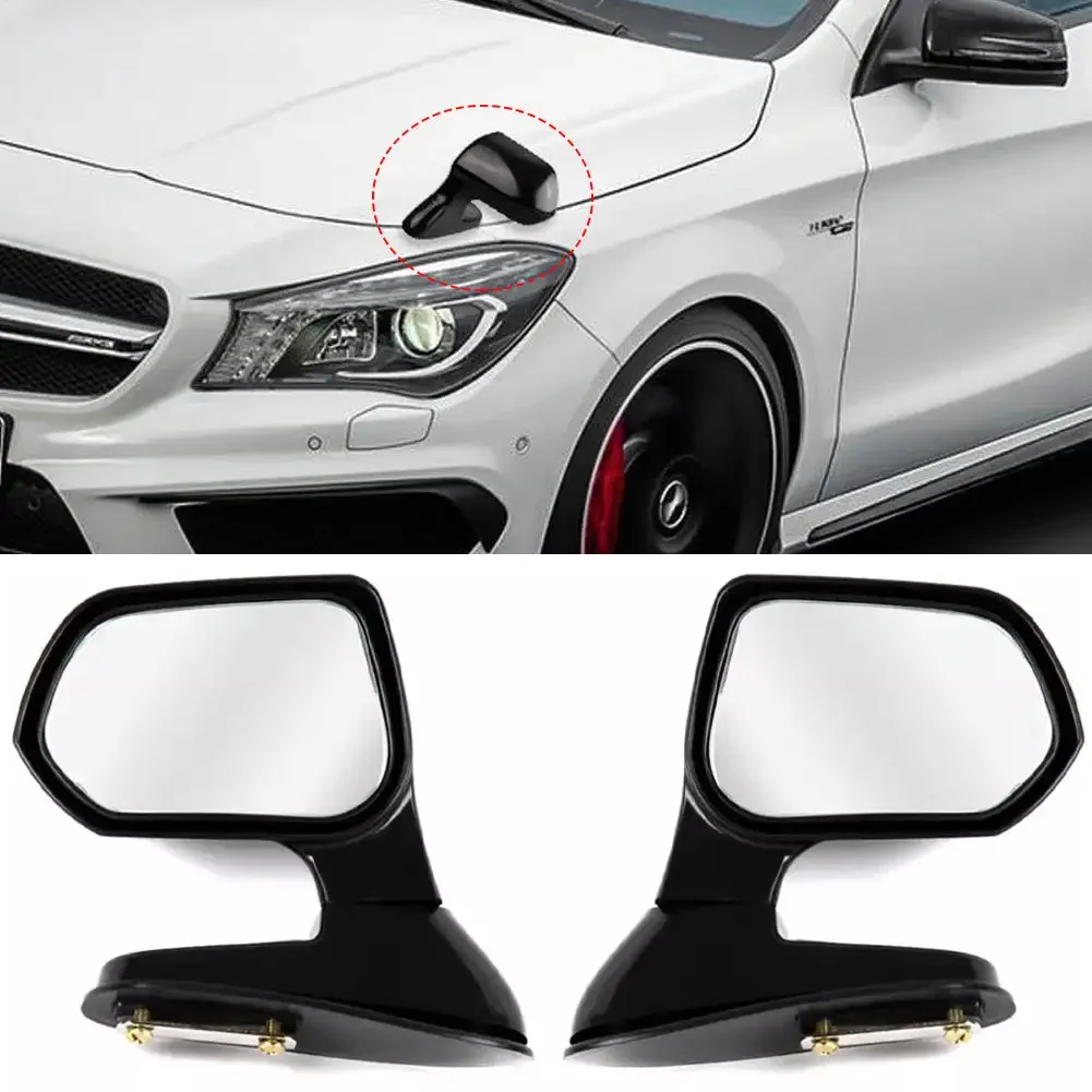 Universal Car Hood Side Rear View Mirror Adjustable Wide Angle Rear View Mirror Blind Spot Auxiliary Mirrors For SUV/Truck