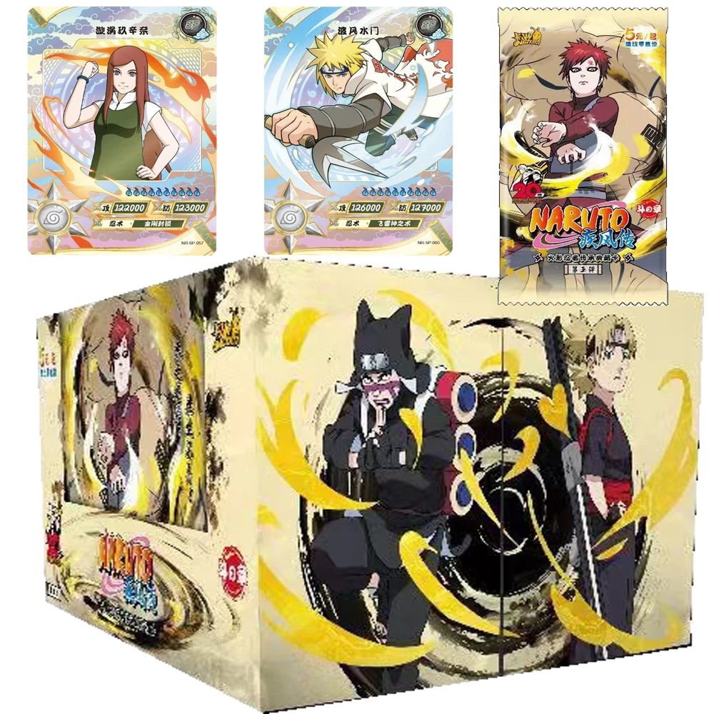 

Kayou Wholesale NARUTO Collection Cards for Children Shippuden Japan Anime Limited Exclusive Dazzling Cards Toys Friends Gifts