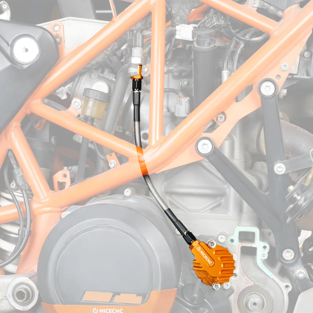 

For 2012-2024 KTM 690 Enduro R 690 SMCR Oil Pressure Hose Oil Filter Cap for Husqvarna 701 Enduro 701 Supermoto GasGas 700 SM/ES