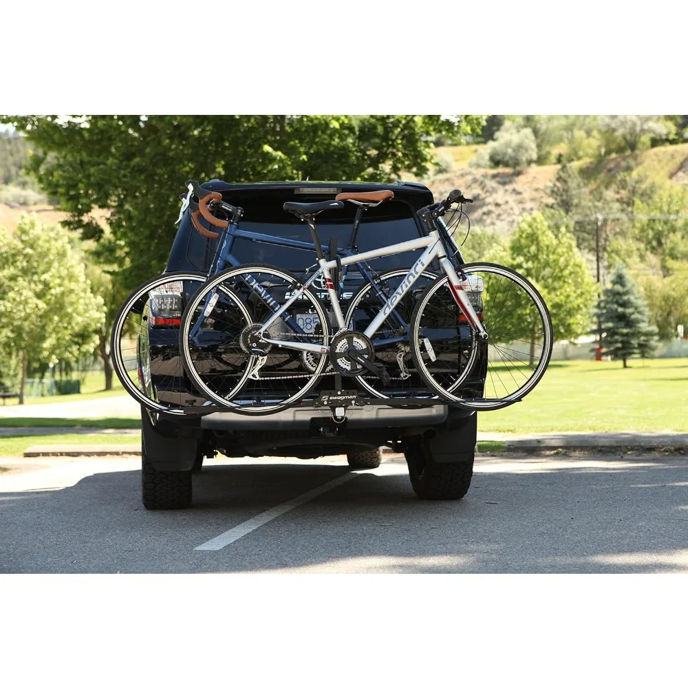 حامل تثبيت على وصلة الدراجة XC عبر البلاد، سهل التجميع، أمان مضاد للتذبذب، طيات للتخزين، يناسب إطارات 20-29 بوصة