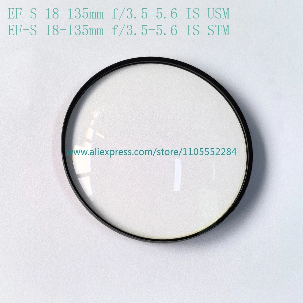 Neues EFS 18-135 mm F3.5-5.6 IS USM für Canon EF-S 18-135mm f/3.5-5.6 IS STM Vorderes Optikelement Objektivglas Reparaturteil