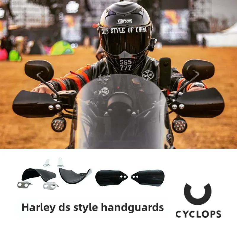 

Black Motorcycle Handshield Protector Handle Guard for Harley Touring Electra Road Glide&Road King Motorcycle Accessories
