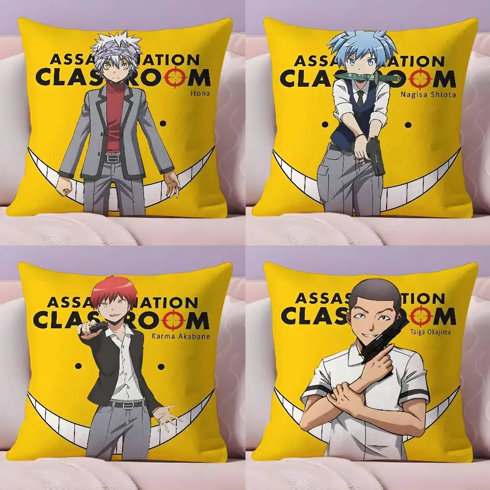 

Anime A-Assassination Classroom Pillow Case Pillowcase Ultra Soft Skin Friendly Fabric Cloud Like Comfort & Concealed Zipper