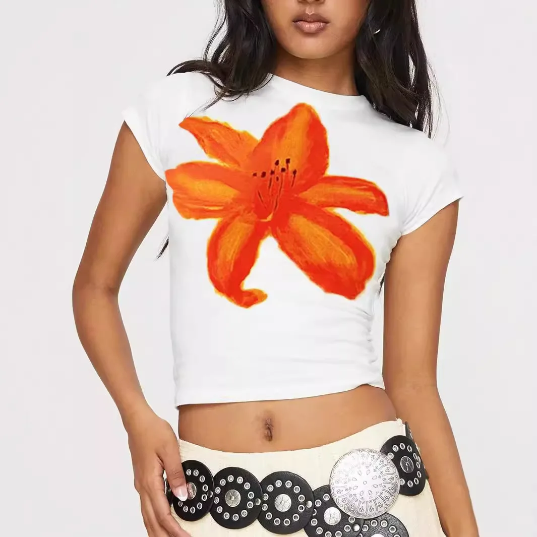 

Summer YK Plant Flower Print Casual Spicy Girl ort Pants Slim Fit Ciwalk ort Trousers for Men