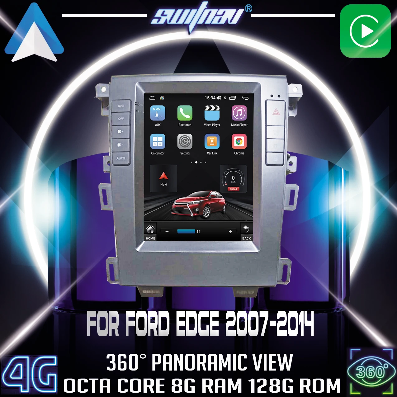 

Внешний навигатор для FORD EDGE 2007-2014, автомобильная аудиосистема, gps, экран дисплея, мультимедийный монитор