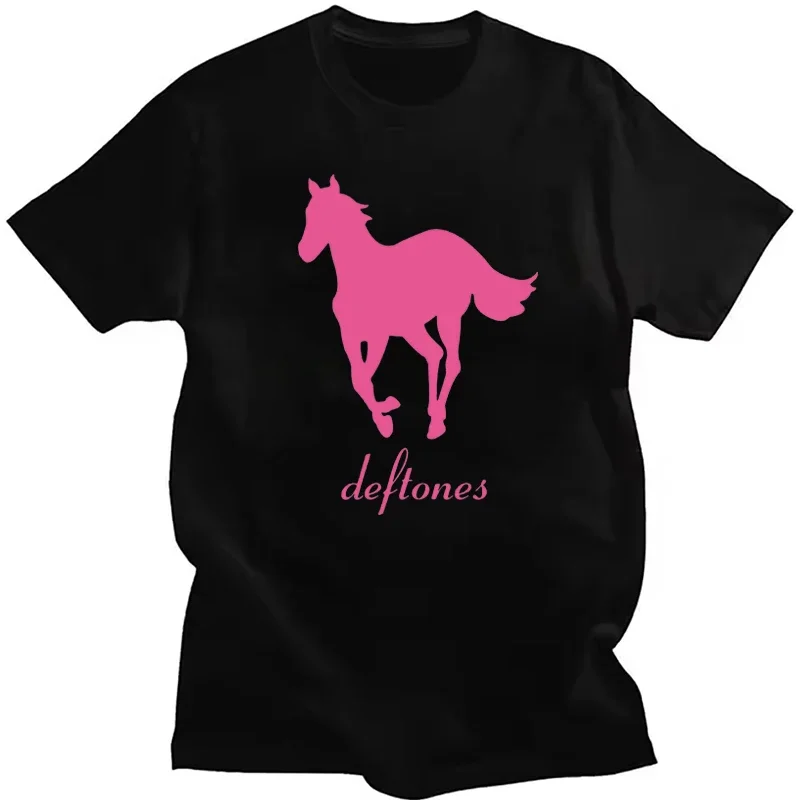 

Футболка с принтом рок-группы Deftones для женщин и мужчин, уличная одежда Y2K, топ с короткими рукавами, летняя винтажная повседневная свободная футболка в стиле ретро с круглым вырезом
