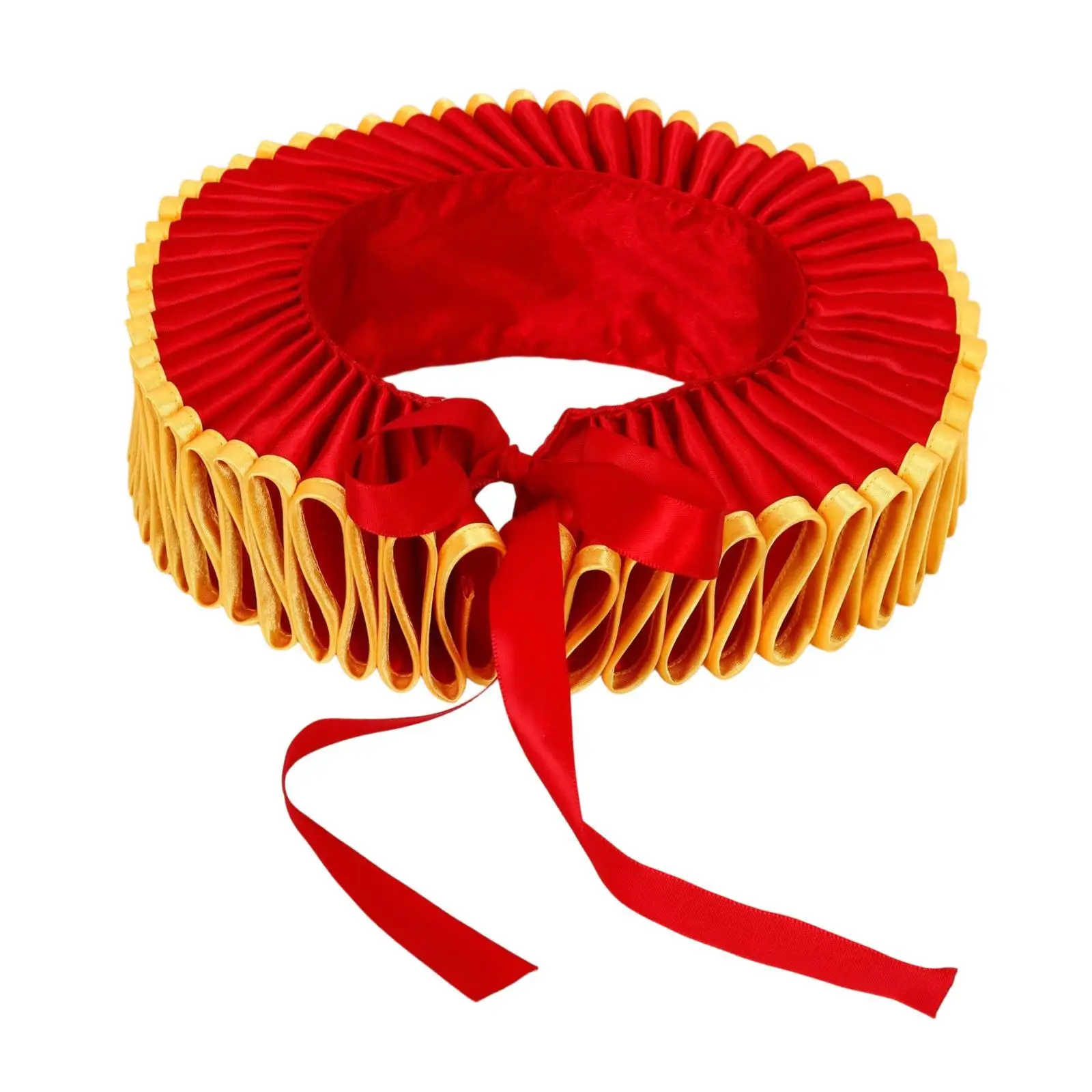 Elizabethan Neck Ruff Ruffled Sturdy Clown Cosplay Neck Detachable for Photography Props Party Supplies