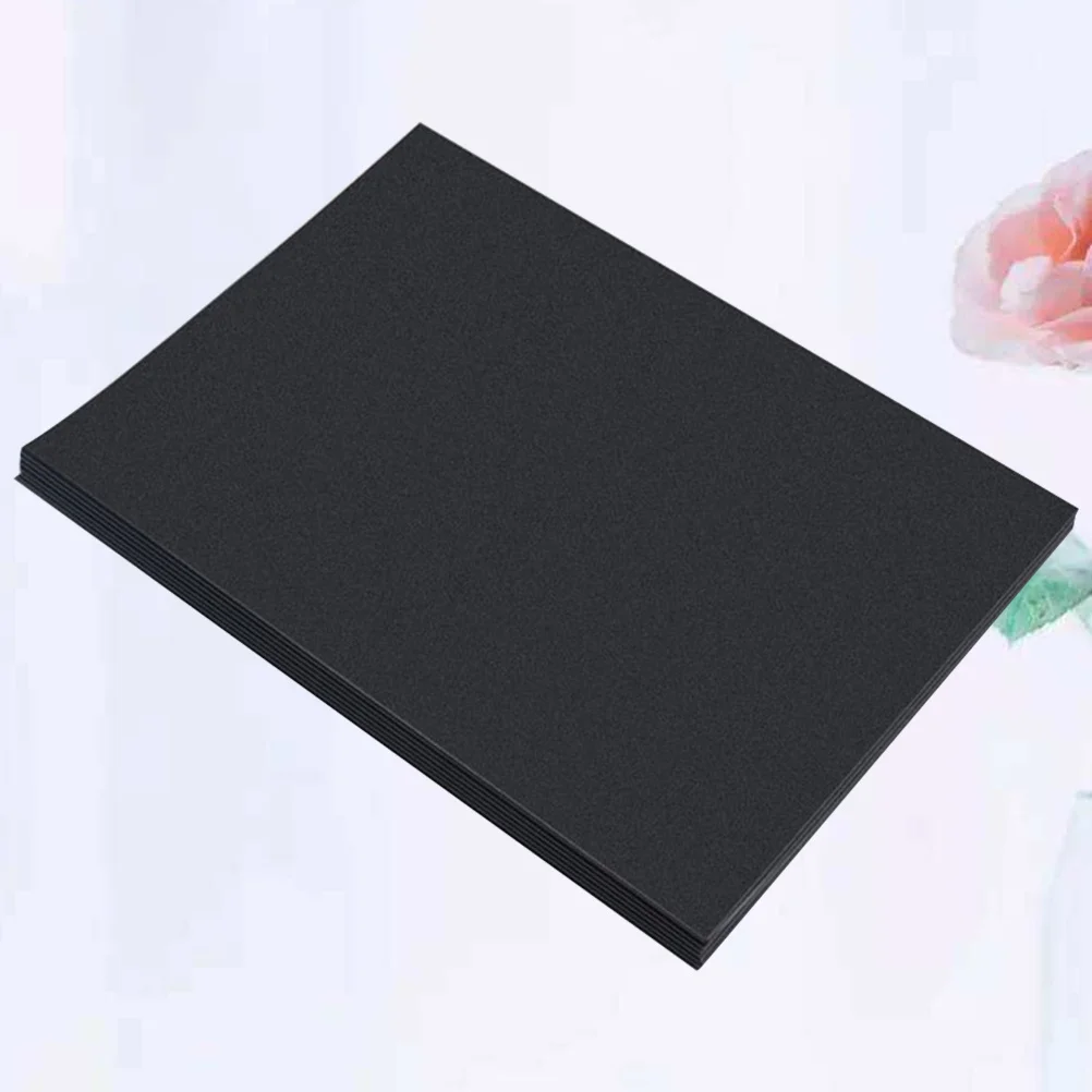

100 pcs Painting Paper A4 200Gsm Black Thickened Kraft Diy Accessories Kit For Business Cards Christmas Greeting Making