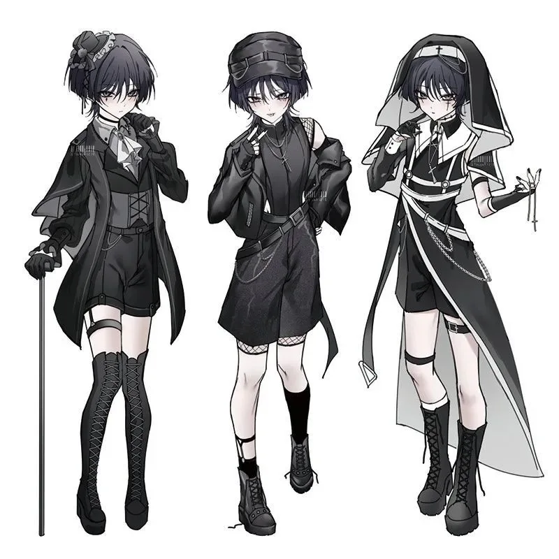 

Разбросанные Rangers Genshin Impact акриловые окружающие двухсторонние брендовые украшения стола с высоким внешним видом темный Новый год