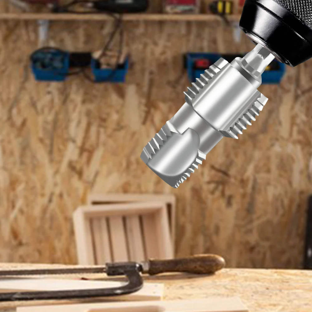 4/6 Points PPR Water Pipe Internal Thread Opener Tapered Pipe Thread Tap Water Pipe Thread Opener PVC Plastic Pipe Tools