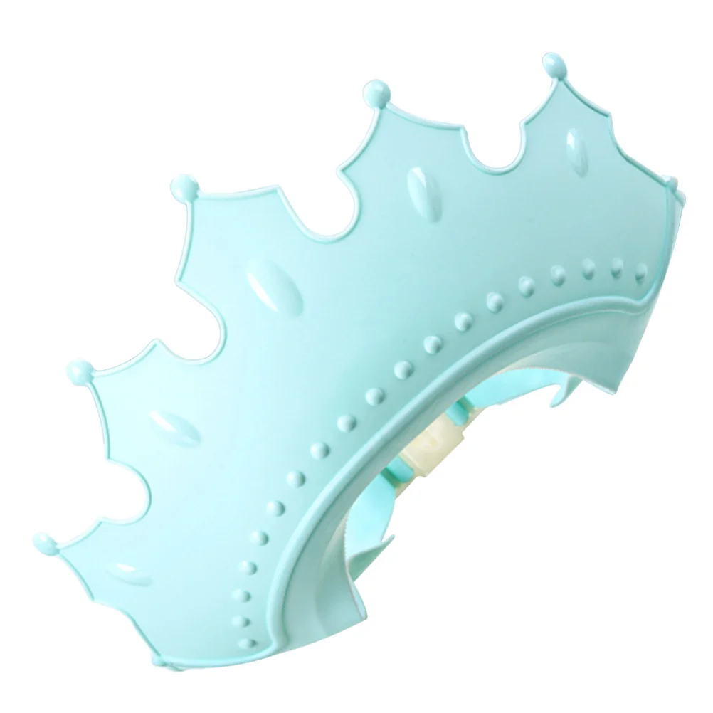 Shampoohoed voor kinderen Tpe PP-materiaal Kroonontwerp Lekvrije badmuts voor peuter Haar wassen Leuk gebruik Kinderbadmutsen