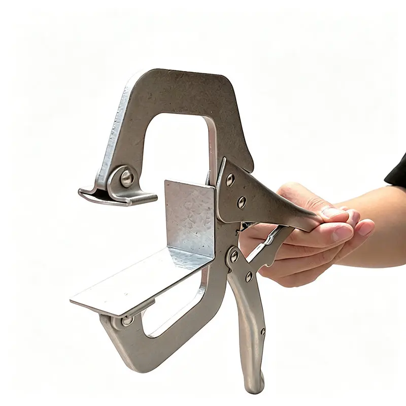 11 Inch C Clamp Locking Pliers Vise Grip Welding Tool Adjustable Jaw for Woodworking Metal Clamping Tenon Locator Hand Tool