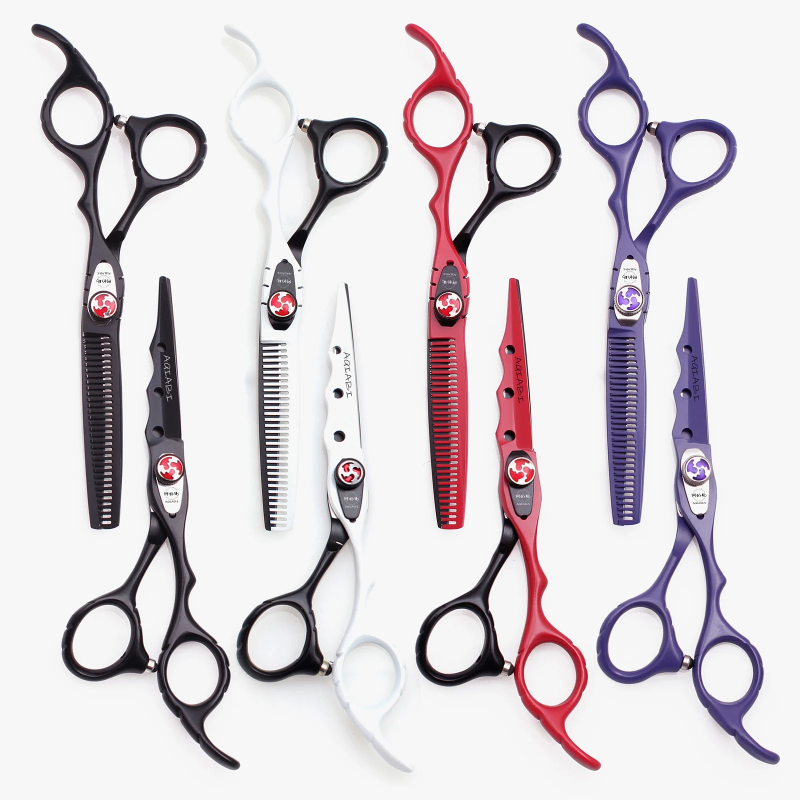 6\'\' Professional Hair Scissors Cutting Shears Thinning Hairdressing Razor Set Haircut Salon Barber Home 440C Dropshipping A1019