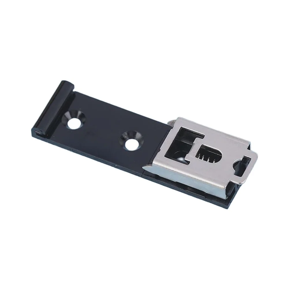 U Shaped 35mm DIN Rail Clip Set 4PCS PC Material for Relay Mounting on 35x7.5mm Standard DIN Rail Industrial Use