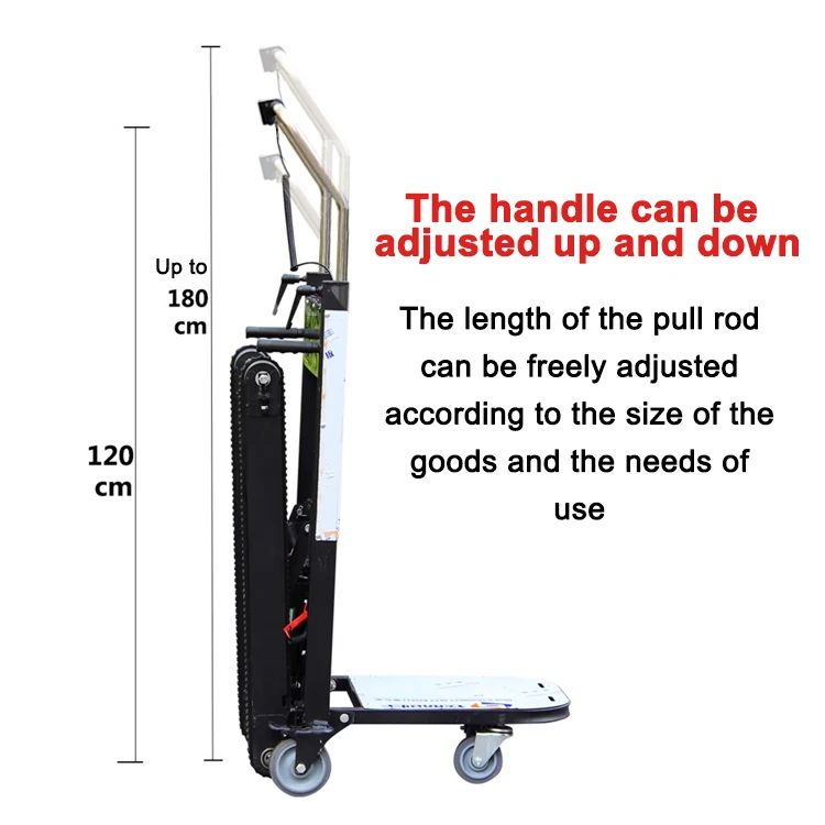 عربة تسلق الدرج للسلالم الثقيلة المتحركة باوت الكهربائية الصناعية الجديدة