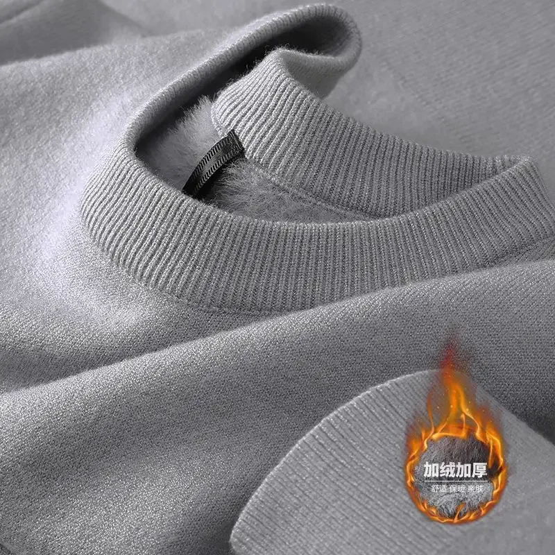 O-neck-Dark gray