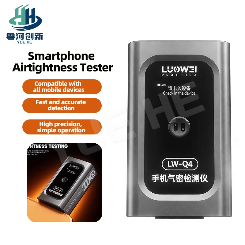LUOWEI LW-Q4 Fast Accurate Waterproof Tester Air Tightness Leak Detector for IPhone and Android Portable with OLED Screen