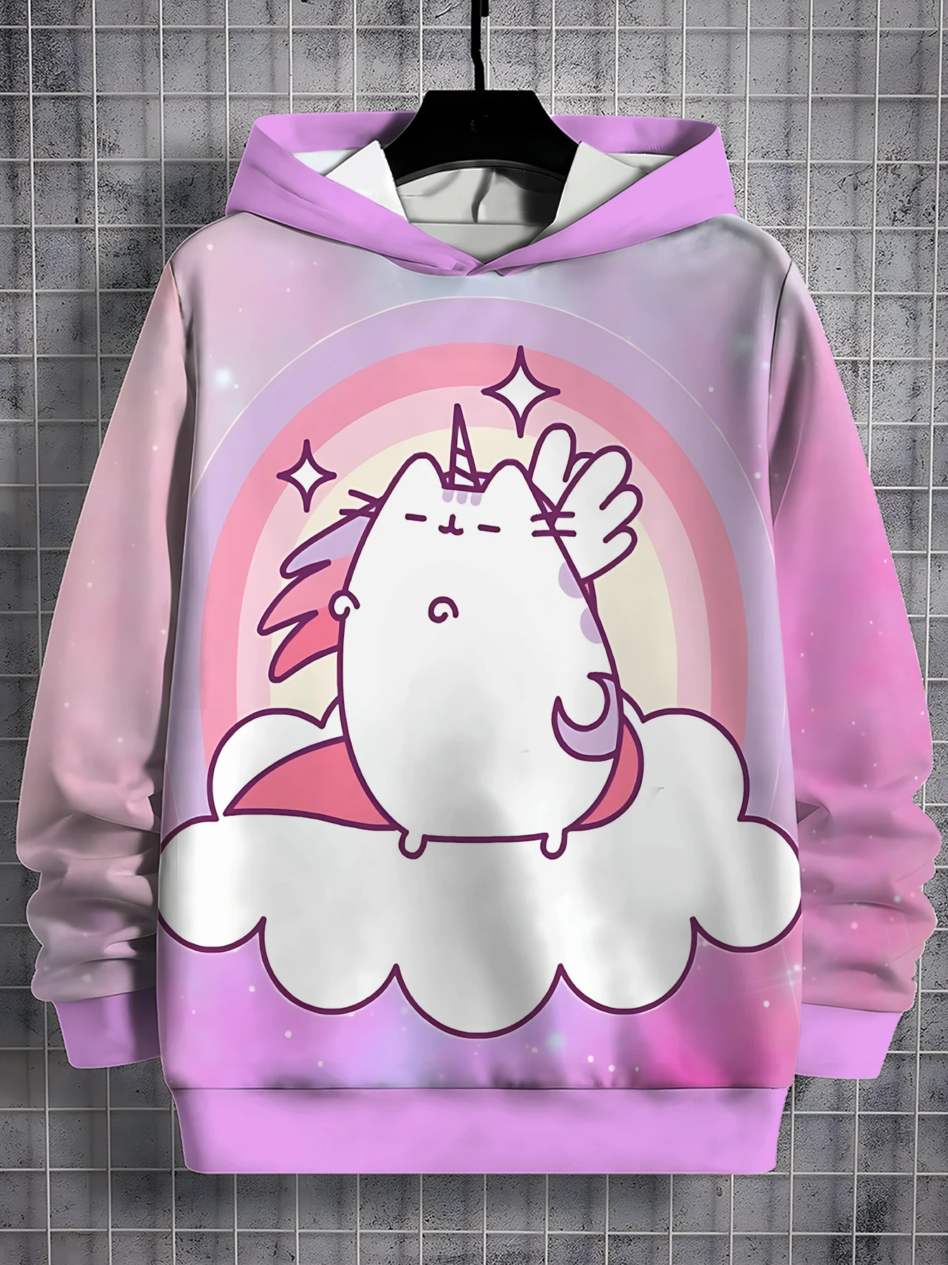 Cartoon Cat-P-Pusheens 3D Print All Seasons Children Casual Sweatshirt Cool Pullover Tops Unisex Clothes Boy Girl Hoodies