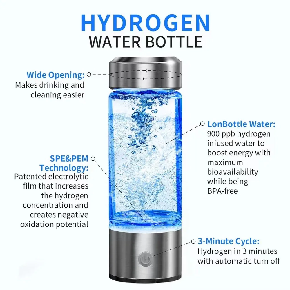 420ml Hydrogen-Rich Water Cup Electric Hydrogen Rich Water