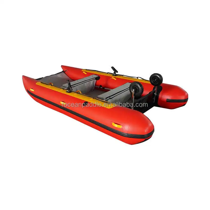 

Fishing High Speed Rubber PVC/Hypalon Rowing Small Thundercat Folding Catamaran Boat