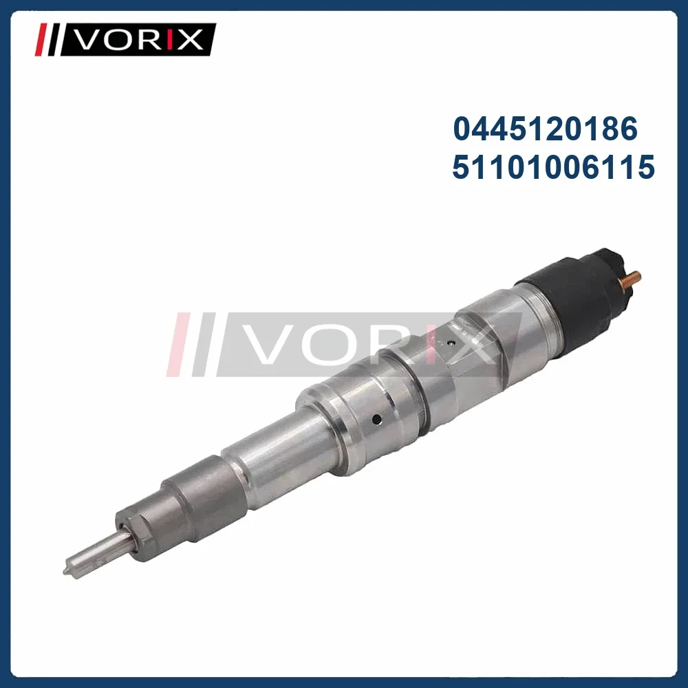 

0445120186 51101006115 Common Rail Diesel Fuel Injector for MAN TGL TGM