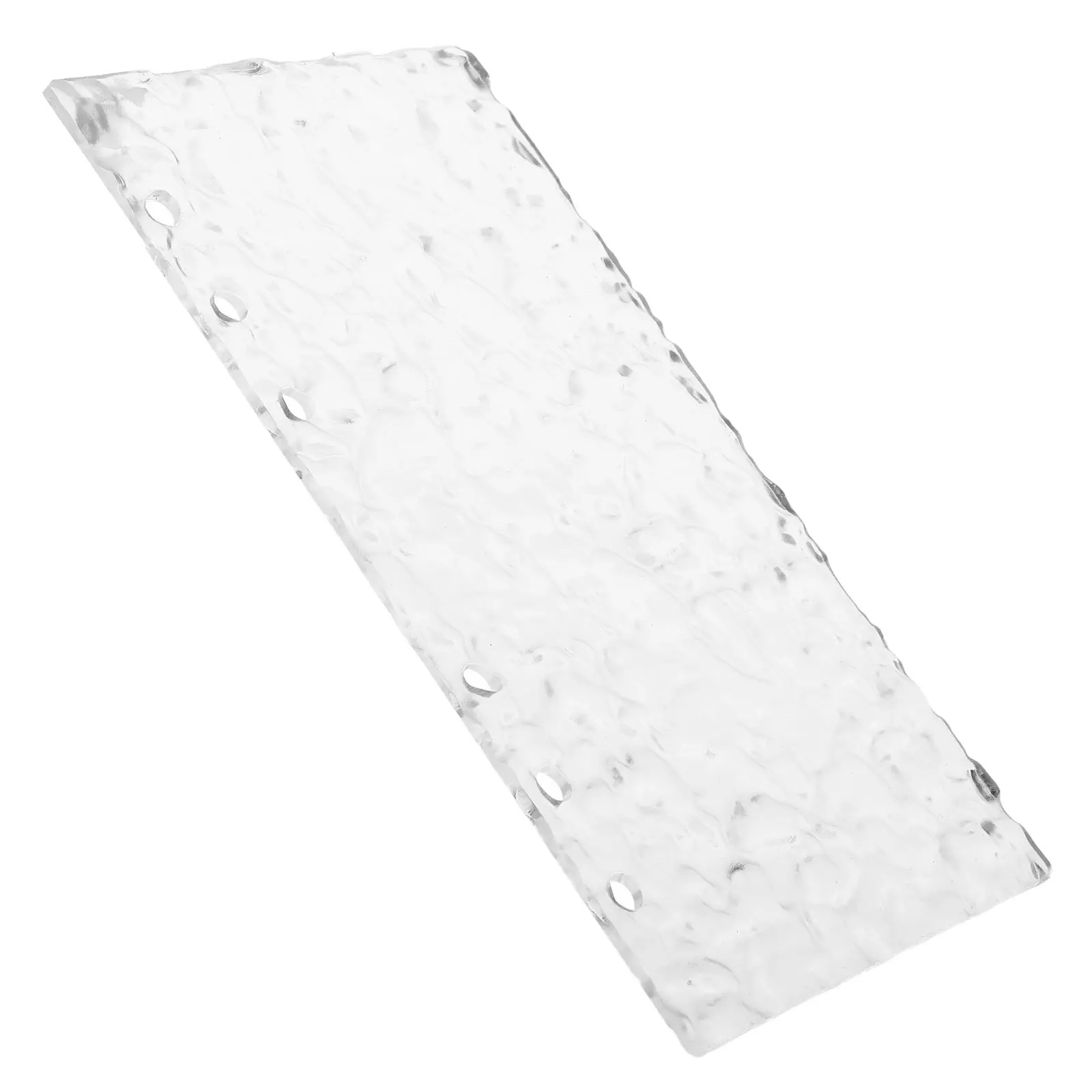 

A6 Loose Leaf Notebook Binder Cover Clear Acrylic Refillable Planner Shell Spiral Binding Budget Organizer Office Use