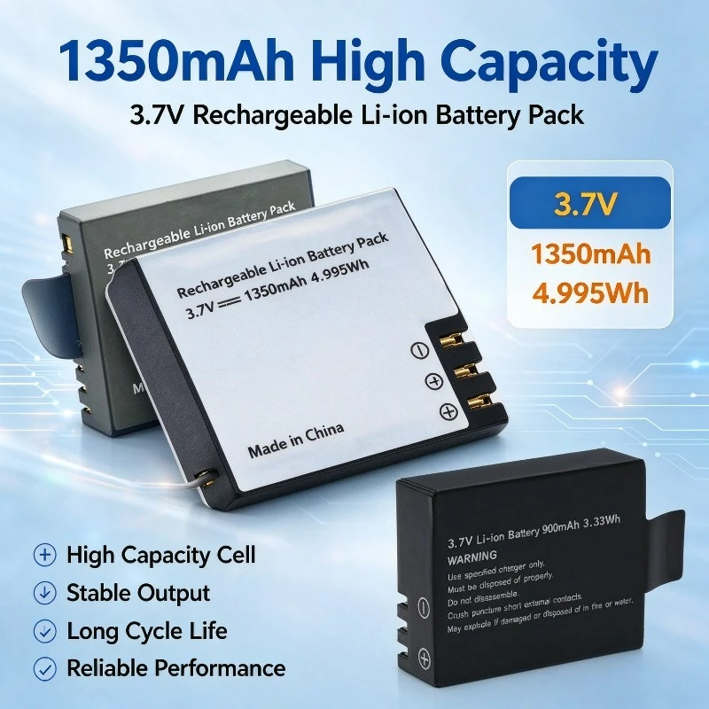 PG1350 Replacement Lithium Battery, PG1050 Compatible for SJCAM SJ4000 Sports DV Diving Outdoor Action Camera Fast Shipping