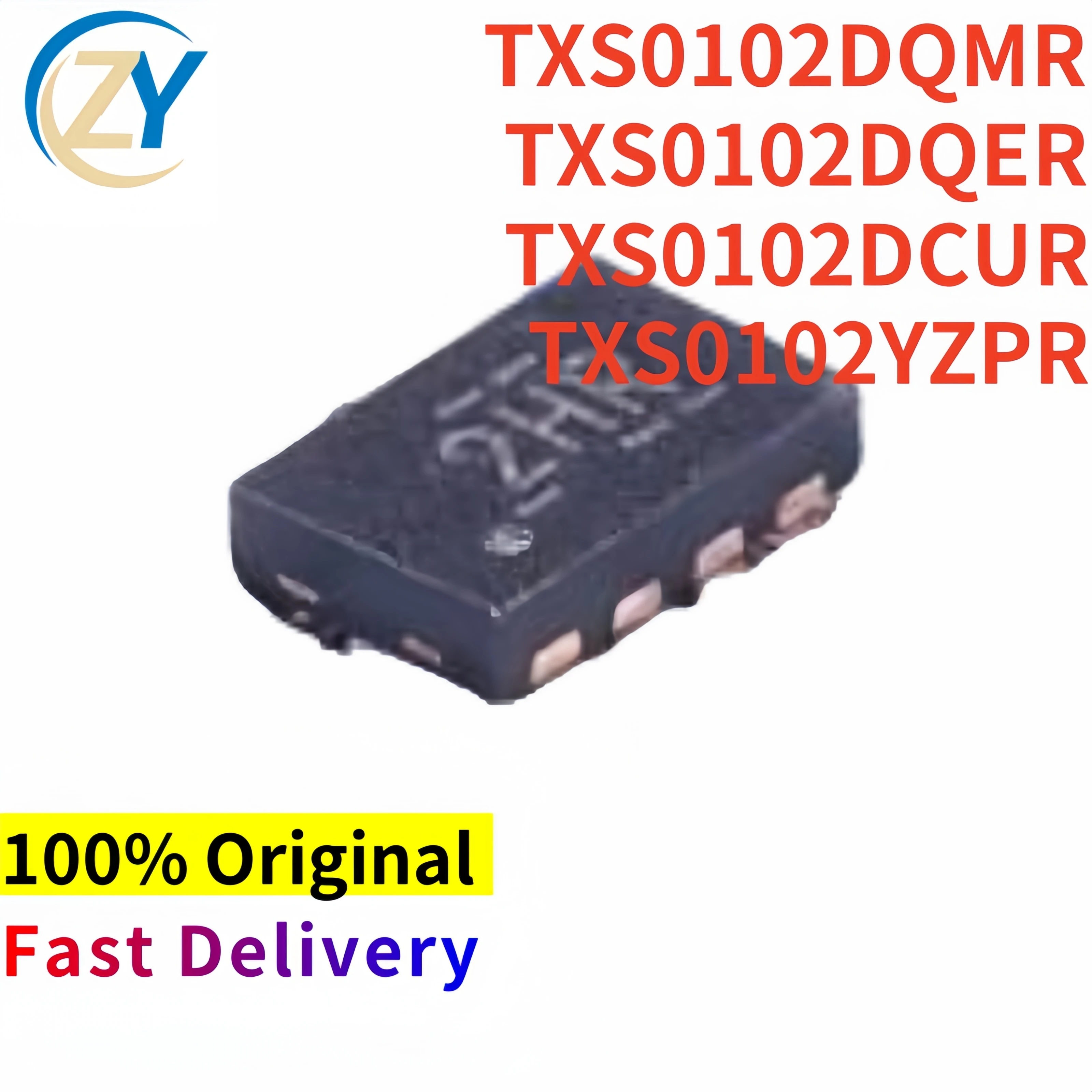 (10pcs) TXS0102 TXS0102DQMR Logics TXS0102DQER TXS0102DCUR TXS0102YZPR DSBGA-8 100% Original & In Stock