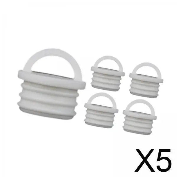 

5x5x Rotating Mop Bucket Drain Plug Parts Replacement Cover Plug for Bathtub 29x26mm
