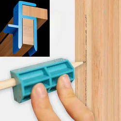 Herramienta de marcado multifuncional para carpintería, Clip de fijación de cierre de 16-20mm, accesorio de marcado de madera multiespecificación para armario