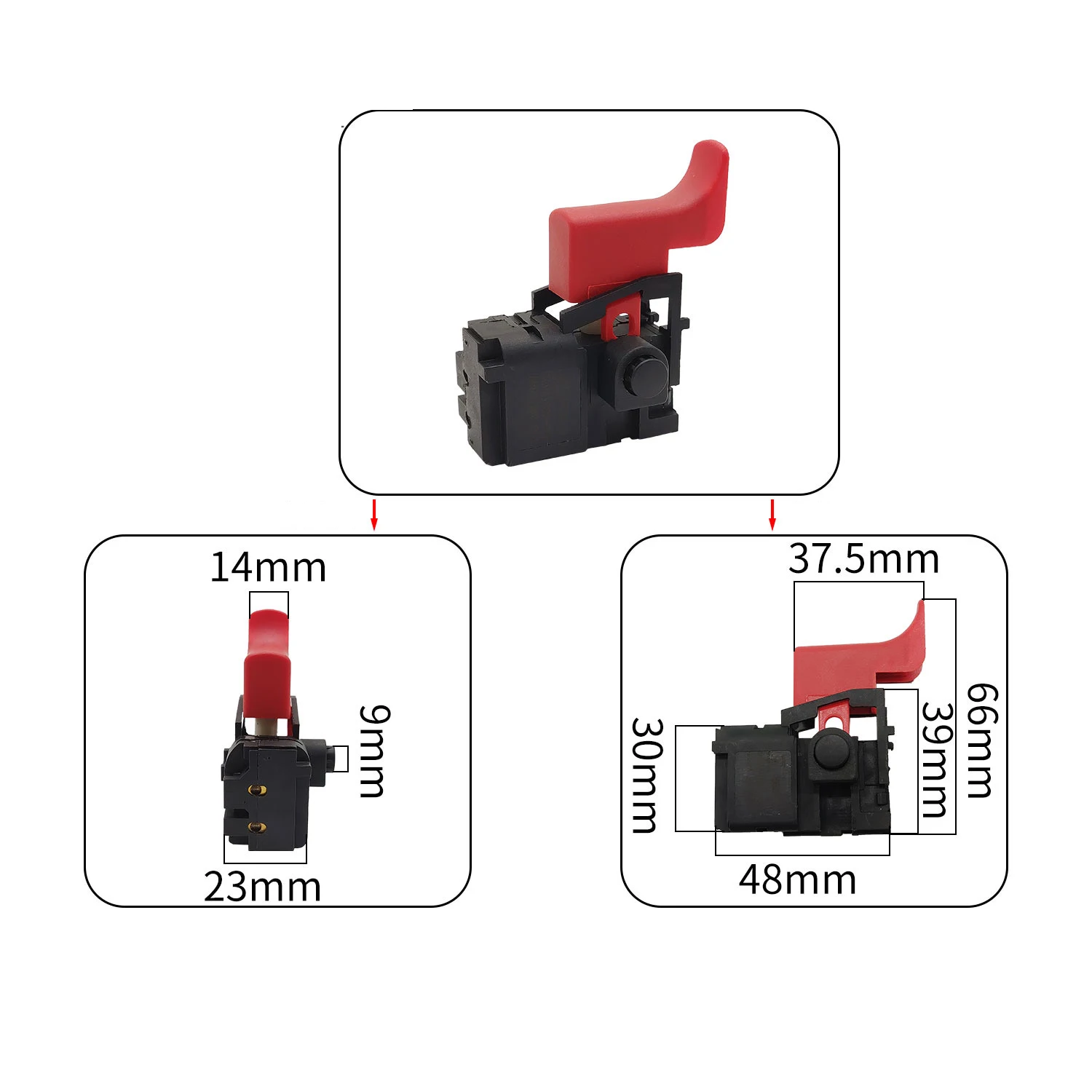 

Bosch 20/24 Electric Hammer Speed ​​Switch Power Tool Accessories Trigger Switch Replacement Parts