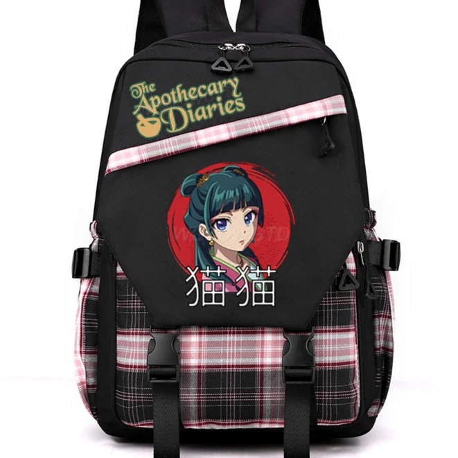 

Anime The Apothecary Diaries Maomao School Bags for Teenage Girls Funny Gift for Anime Lover Men Women Travel Knapsack Bag