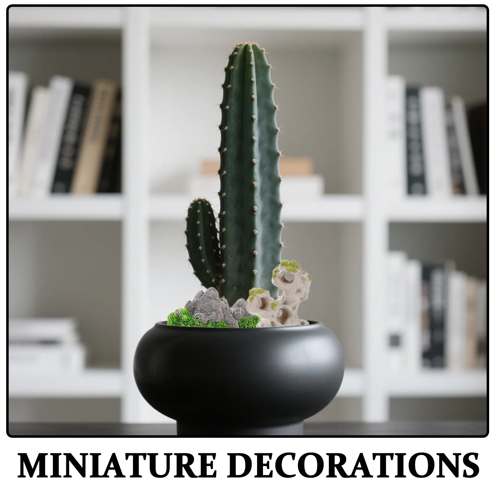 14 قطعة ديكور المناظر الطبيعية الصغيرة مجموعة الجنينة الصغيرة واقعية لتقوم بها بنفسك حديقة زن حلية لمكتب مكتب شجرة بونساي الديكور #4