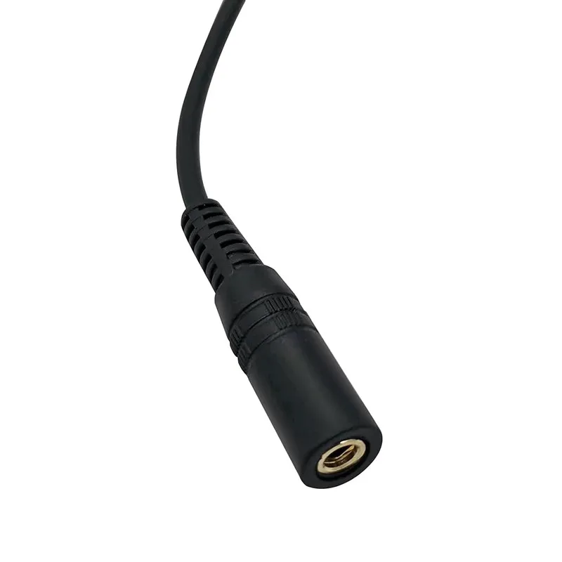 Adapter U-174 z wtyczką U na słuchawki 3.5mm GA do lotniczych słuchawek ogólnego przeznaczenia, przedłużacz z cewką (wtyk 7.0mm męski, gniazdo 3.5mm żeńskie) — zdjęcie produktu 3