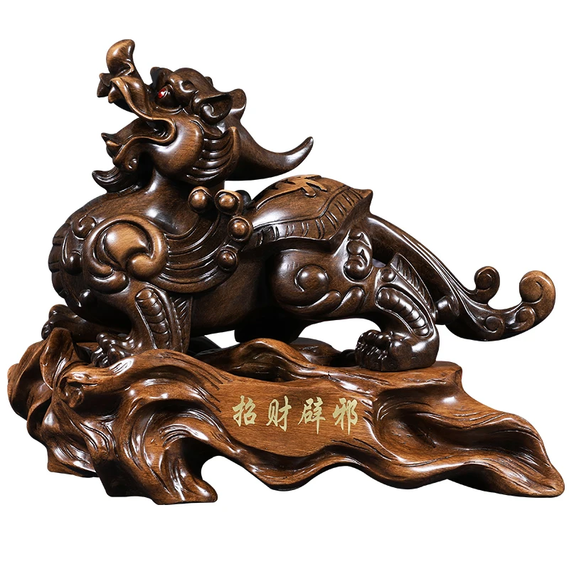 

Lucky Money Pixiu Statue Resin Ornaments Living Room Wine Cabinet Decorations Office Shop Feng Shui Decor Home Accessories