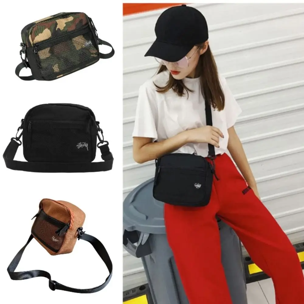 Shoulder Bag Fashion Crossbody Bag Men's and Women's Casual Canvas Mobile Phone Small Body Bag