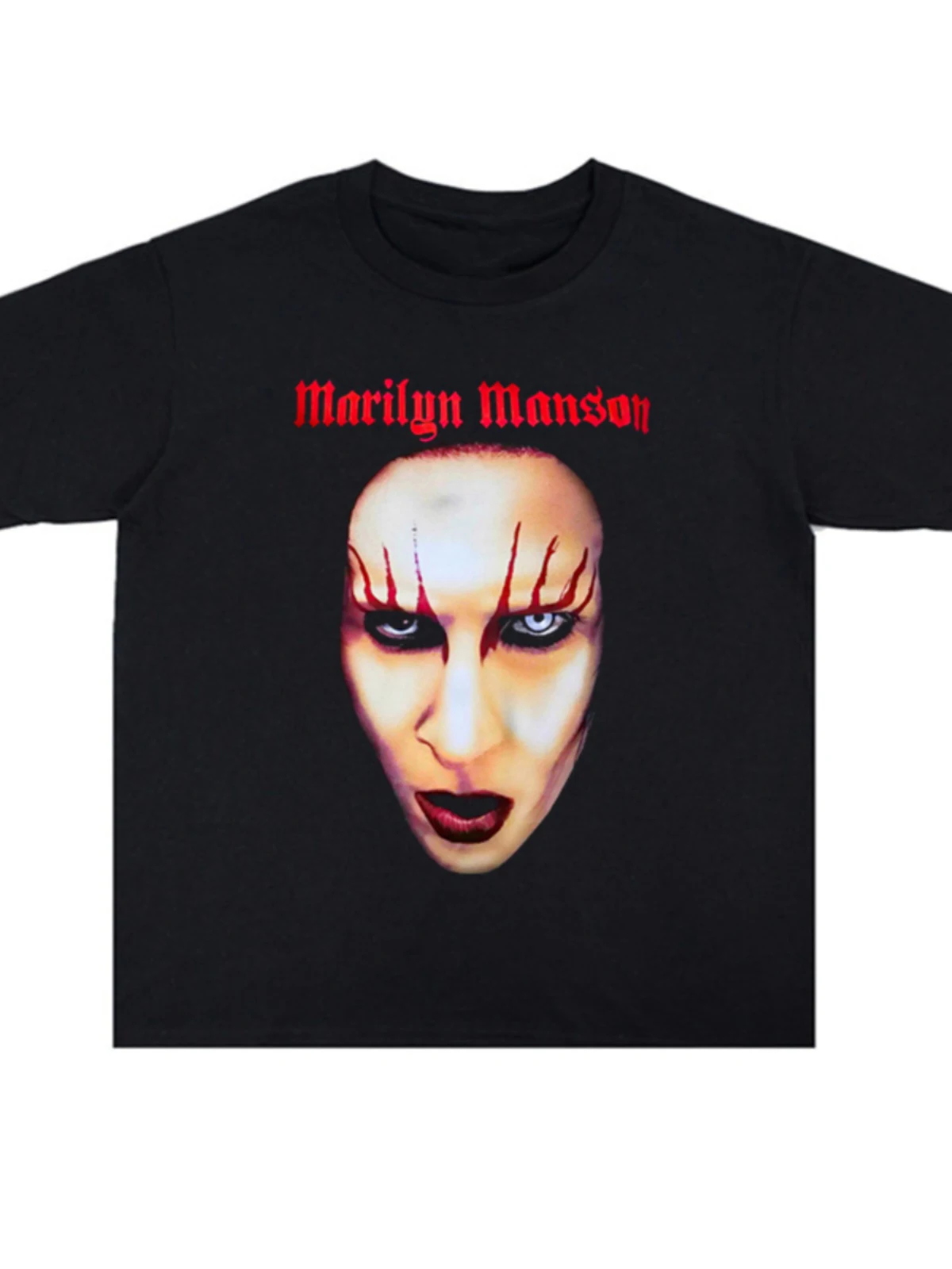 الأبجدية الفن الوشم تصميم الشارع فضفاض القطن تي شيرت روك باند الصناعية المعادن القوطية الإثارة قصيرة الأكمام زوجين تي شيرت