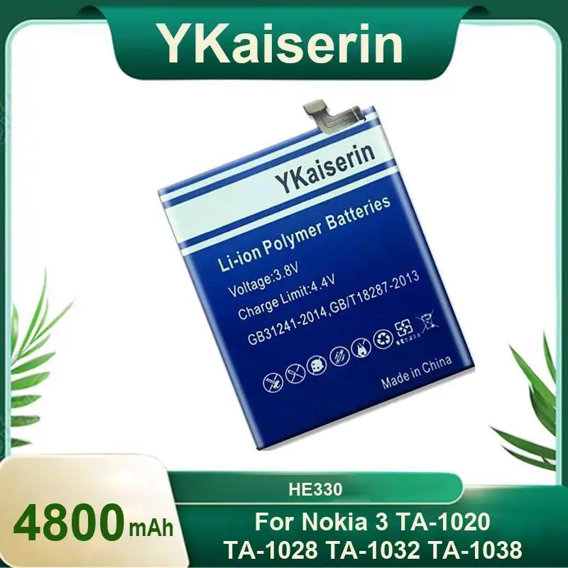 

Надежная замена для Nokia 3 TA-1020 TA-1028 TA-1032 TA-1038 4800 мАч HE330 аккумулятор мобильного телефона