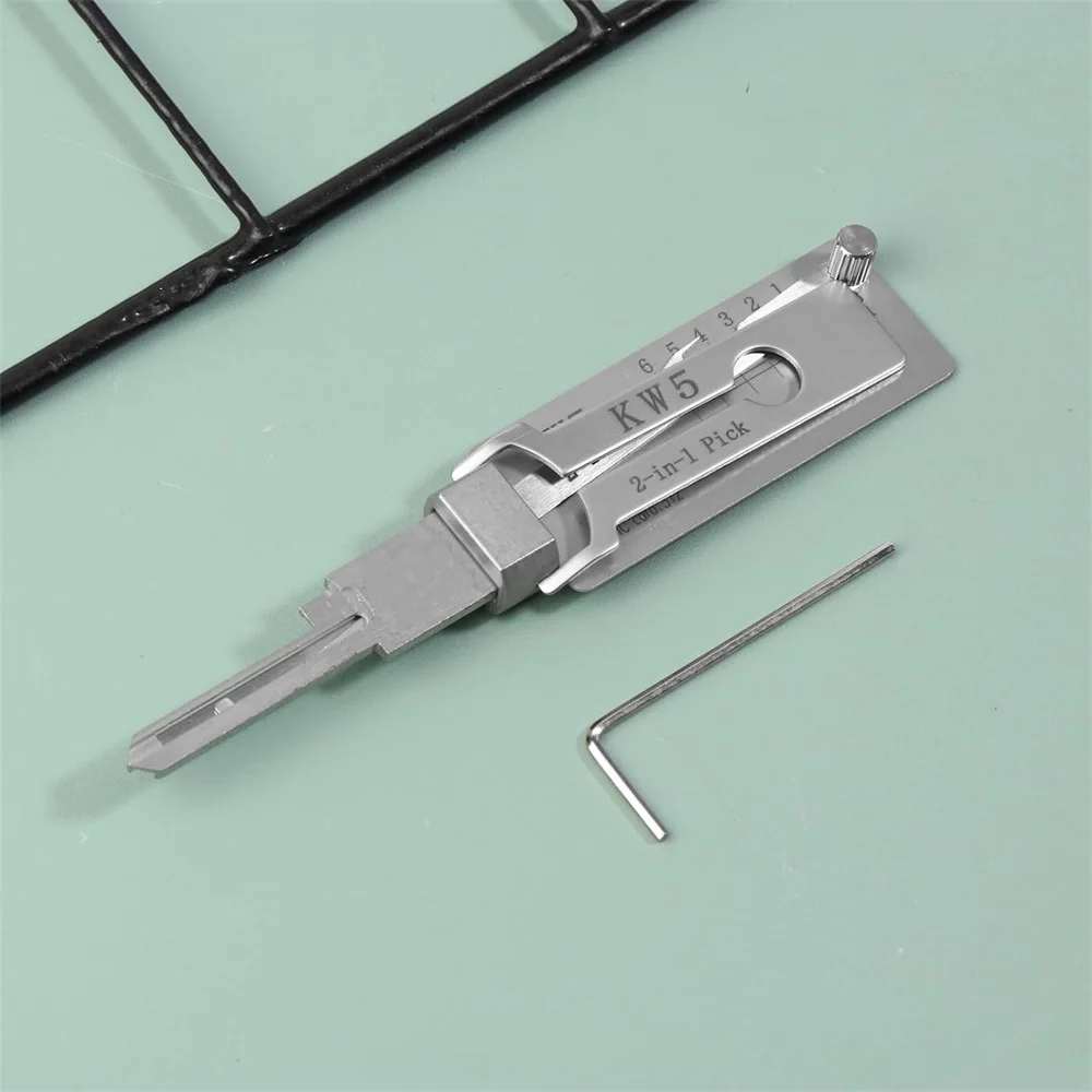 

1Pc 2 In 1 Decoder KW5 Precision Pick Hand Tool Set 13x3.2cm O-Ring Set for Maintenance Repair Tool Kit Hook Set Stainless