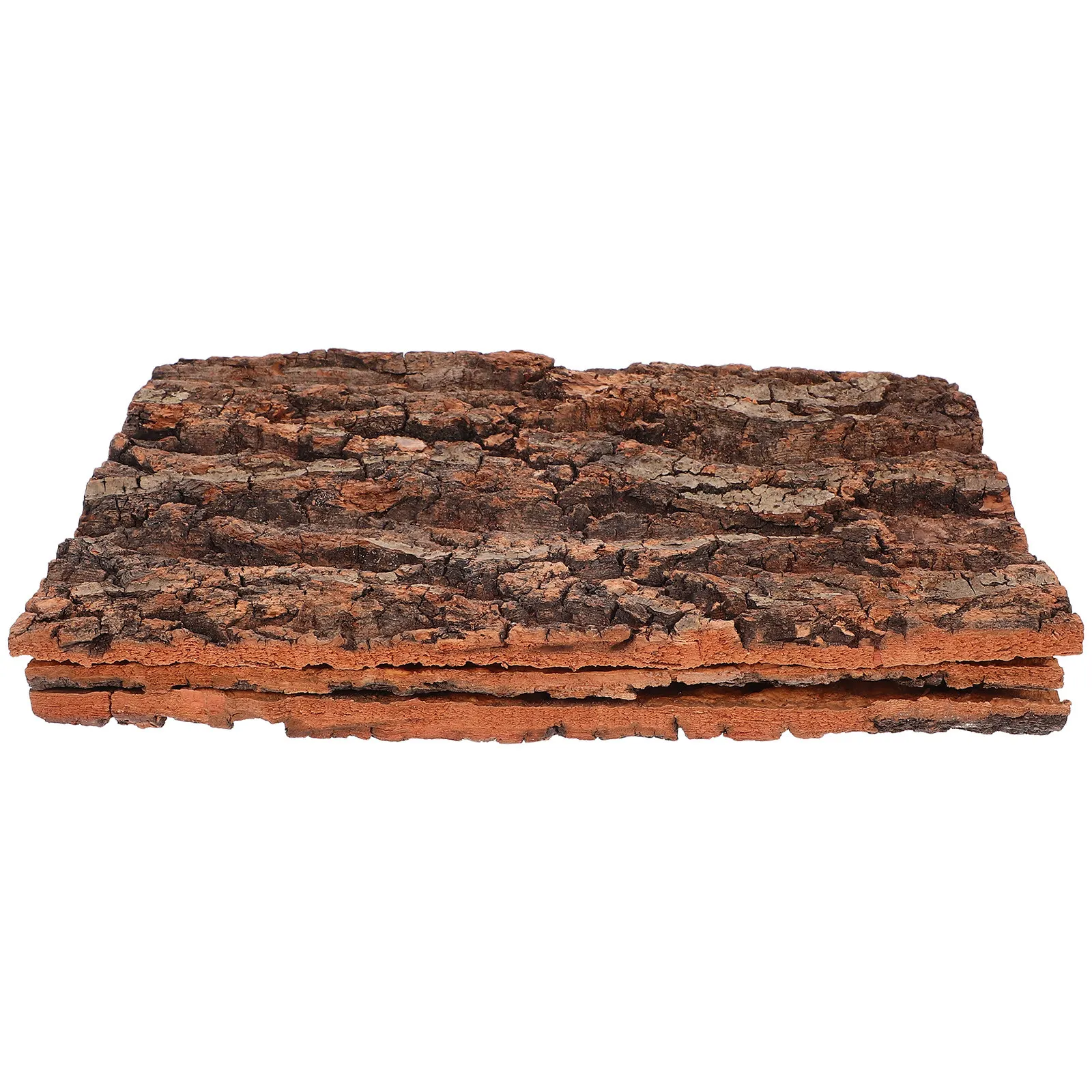 

Набор из 3-х платформ для лазания рептилий из натуральной пробковой коры, реалистичный декор для террариума, игрушка для лазания, украшение для среды обитания рептилий