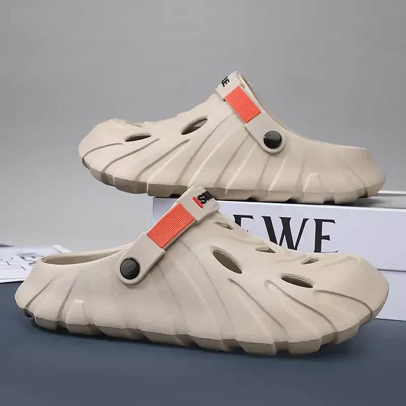 Sumer Round Foot 럭셔리 슬리퍼 남성용 고무 샌들 남성용 농구 스포츠 신발 운동화 연예인 신발 낮은 제안