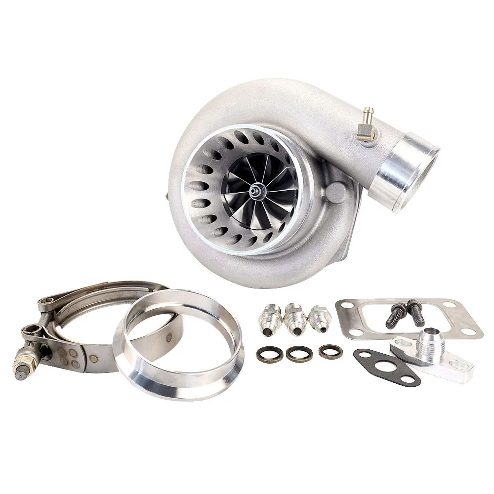 New Turbo GT35 GTX3582 T3 .63 A/R Vband Clamp Gen 2 Billet Wheel Journal Bearing