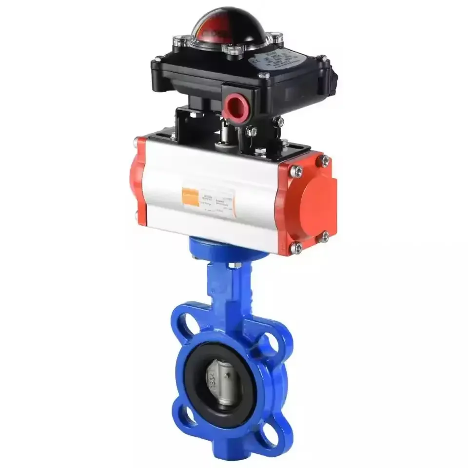 High Quality 90 Degree Rotary Spring Return Double Acting Pneumatic Actuator Ball Valve Pneumatic Actuator Butterfly Valve