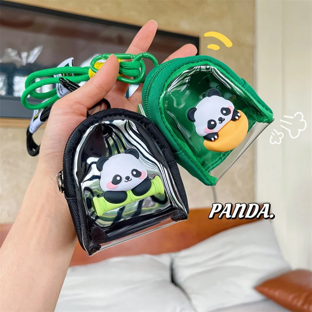 Cute Animal Coin Wallet Compact Coin Purse Mini Storage Bag Safe Closure Transparent Coin Purse For Daily Use Handbag Gifts