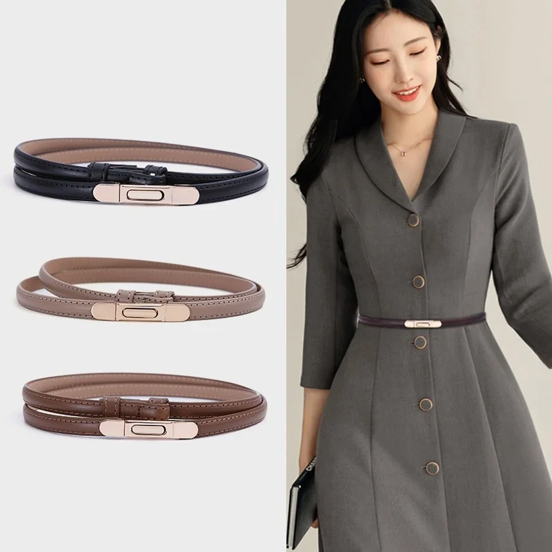 

Женский пояс для платья: декоративный, утягивающий, с эффектом высокого класса, летний, новый стиль, универсальный, с пряжкой из сплава