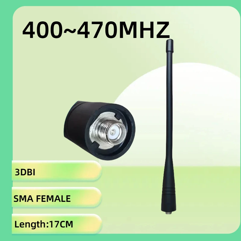 

EOTH 10pcs wholesale 400~470mhz antenna for motorola sma female uhf walkie talkie tactical IOT antenne for baofeng