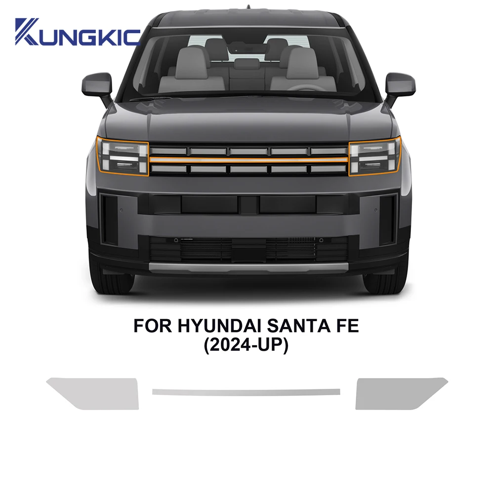 Headlight Rearview Film for Hyundai Santa FE 2024 2025 Car Paint Protection Film TPU Pre-cut Anti-scratch Repair Transparent